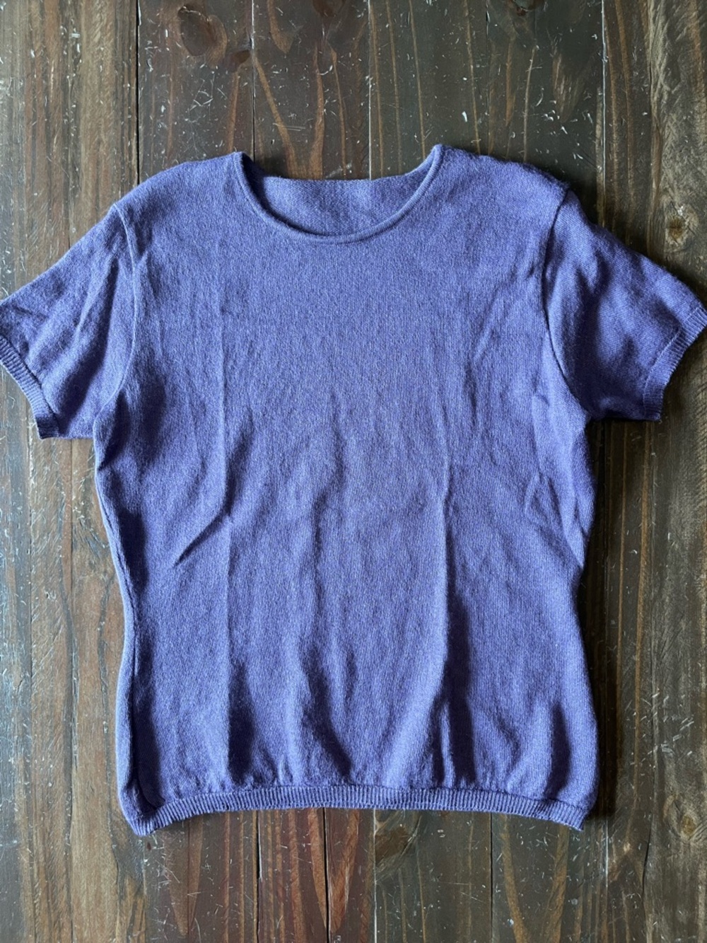 Lavender Alpaca Wear By Linda Davis Cardigan And Top Set XL Baby Alpaca And Silk - Picture 6 of 11